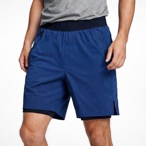 SoulCycle Navy Blue Men's Athletic Shorts